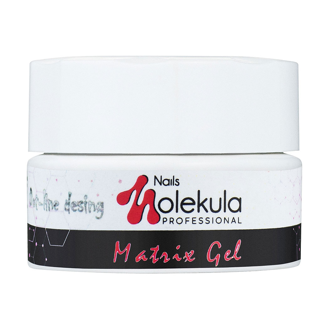 Гель-павутинка для дизайну нігтів Nails Molekula Professional Matrix Gel, Gold, 5 мл